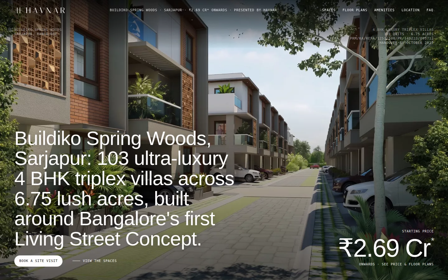 Buildiko Spring Woods project website
